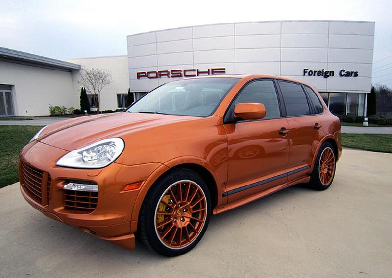 porsche cayenne orange