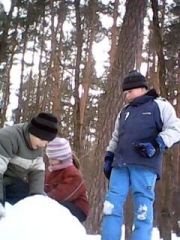 Вилазка на природу, дітвора