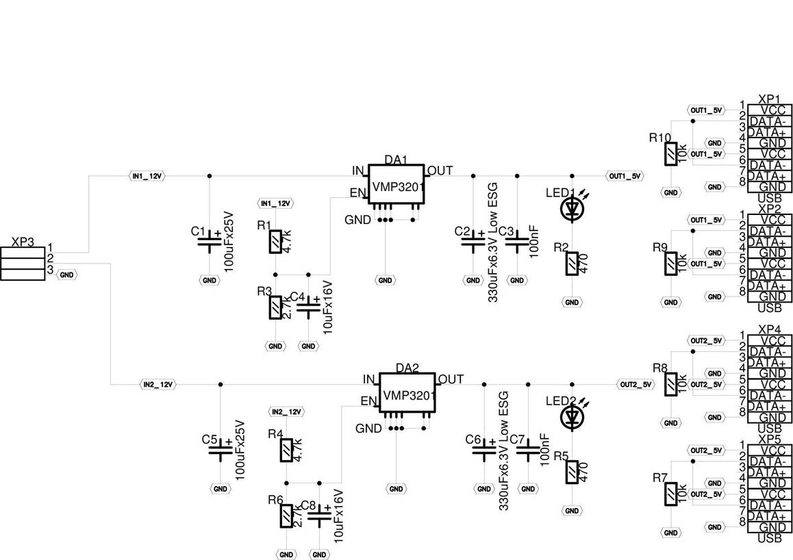 Преобразователь 12V-5V 2.4A