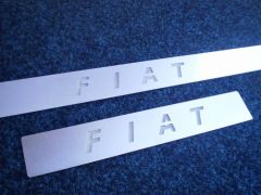 Накладки на пороги под подсветку на авто Fiat