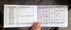 заводская маркировка