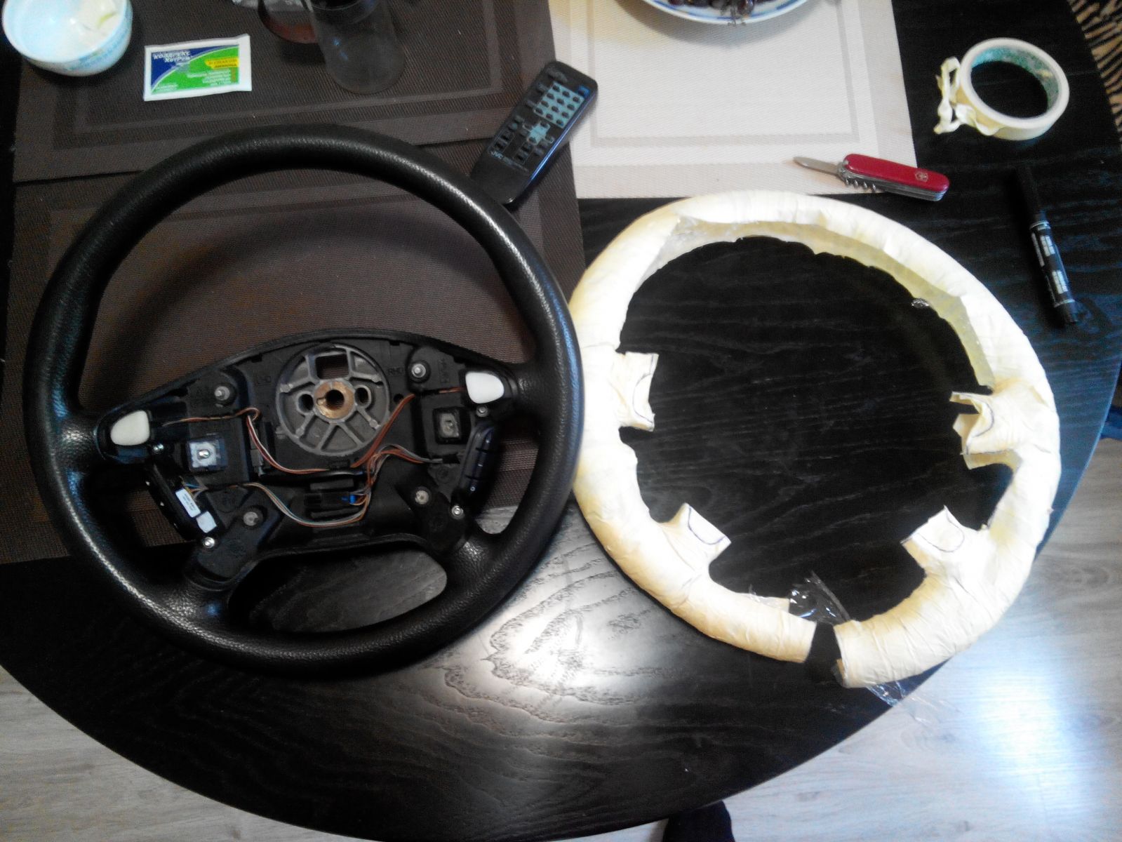 Тюнинх руля и т.д.