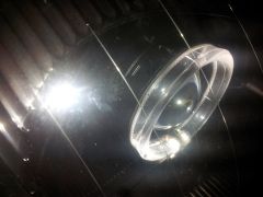 Установка биксеноновых линз Sho-Me g5-2.5 (с "ангельскими глазками LED с функцией притухания") на Ланос