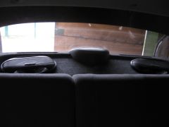 Дінаміки в задній полці без проставок