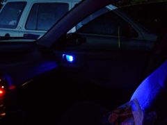 Подсветка ручек дверей