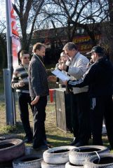 Соревнование по фигурному вождению - награждение