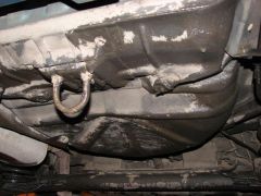 Ниша запаски - вид снизу