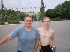 Дружеское пиво после дружеского волейбола