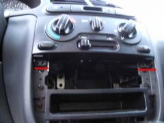 Снятие блока управления климатом