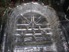 багажник место под запаску (виброизоляция Вибропласт)