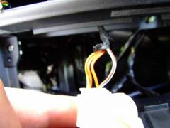 Провод освещения на фишке