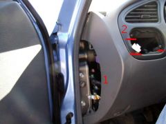 Снятие корректора фар