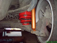 Амортики KYB Ultra SR+прогрессивные пружины FK -35мм