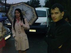 Девушка с зонтом