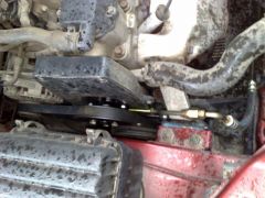 Установленный насос ГУРа с ремнем