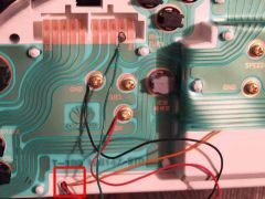 Подключение тахометра и вольтметра